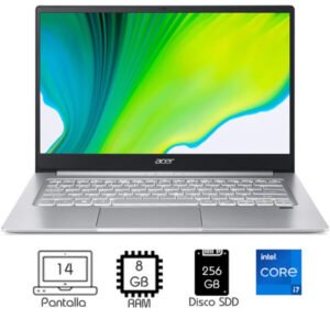 Laptop Acer Swift 3 SF314-59 Intel Core i7 1165g7 8GB 256GB